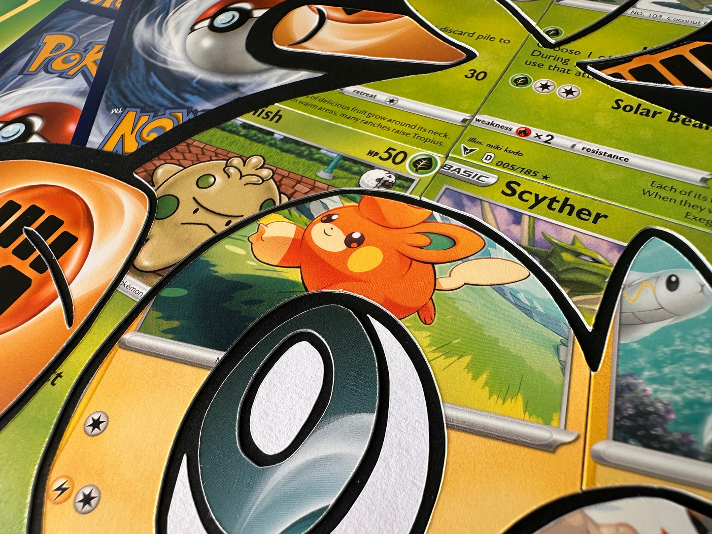 #810 GROOKEY Pokémon Card Cut Art