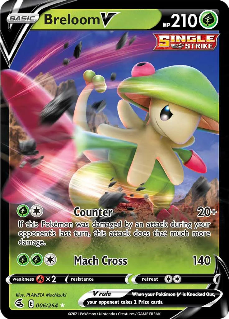 Breloom V (006/264) Sword & Shield: Fusion Strike