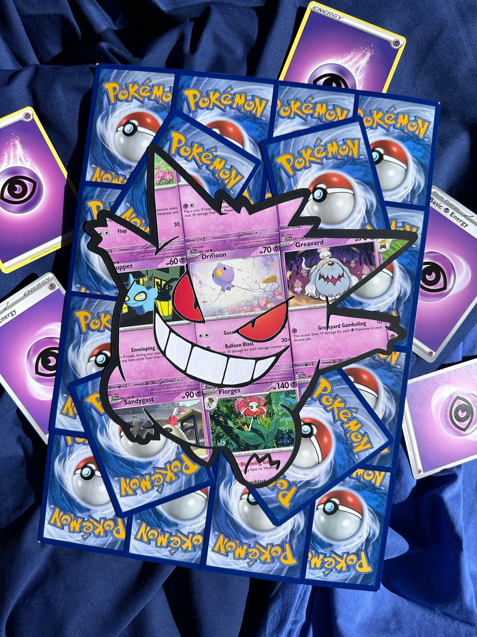 094 GENGAR Pokmon Card Cut Art Runic Cards 094 GENGAR Pokmon Card Cut Art Runic Cards