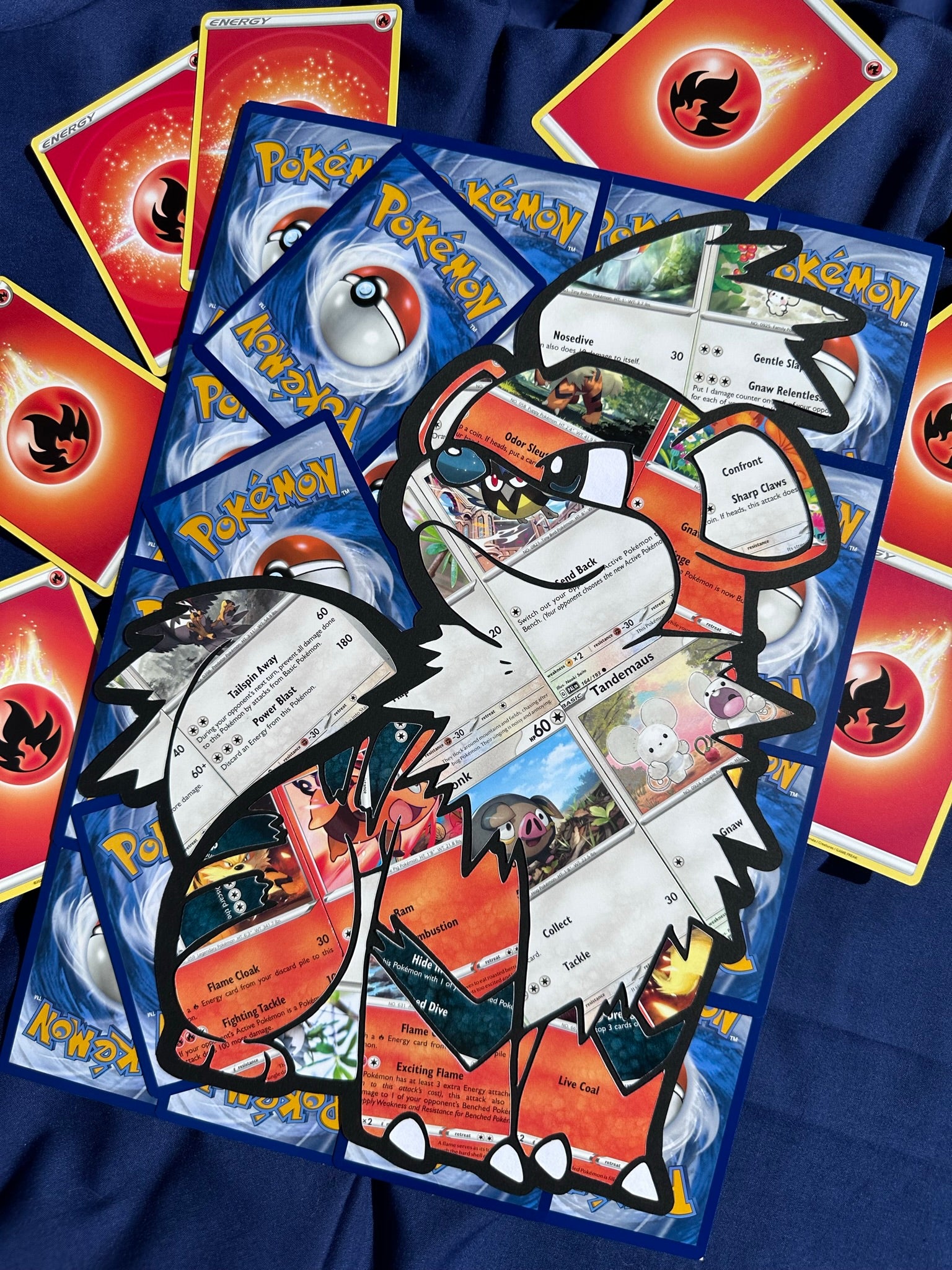 058 GROWLITHE Pokmon Card Cut Art Runic Cards 058 GROWLITHE Pokmon Card Cut Art Runic Cards