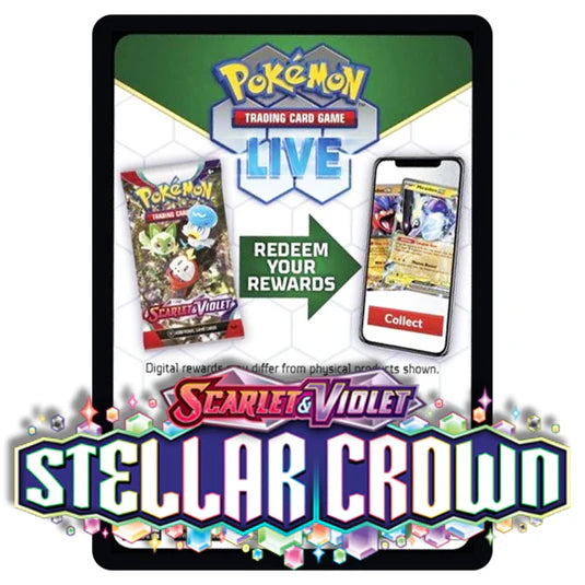 Pokemon TCG Live Codes x 10: Scarlet & Violet - Stellar Crown Runic Cards Pokemon TCG Live Codes x 10: Scarlet & Violet - Stellar Crown Runic Cards