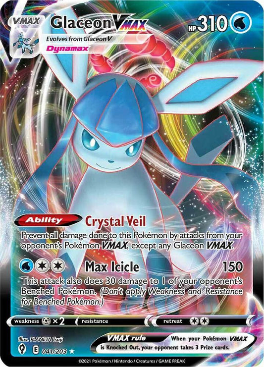 Glaceon VMAX (041/203) Sword & Shield: Evolving Skies