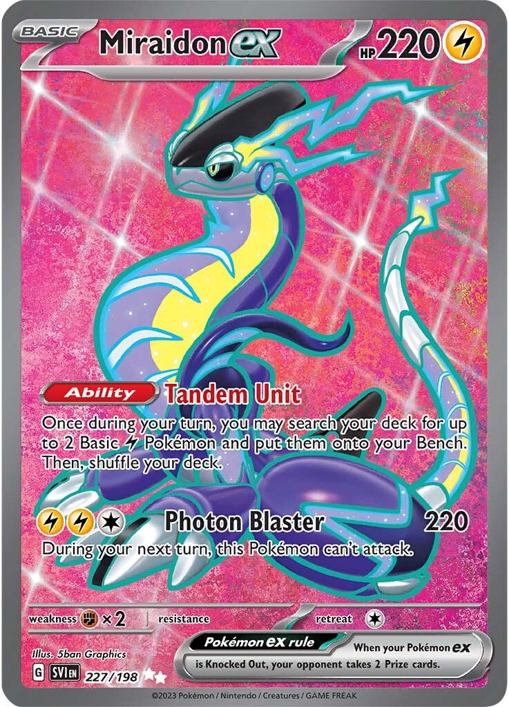 Miraidon ex (227/198) Scarlet & Violet: Base Set