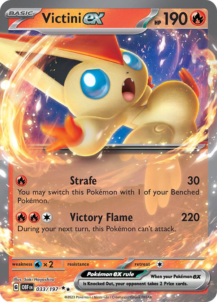 Victini ex (033/197) Scarlet & Violet: Obsidian Flames