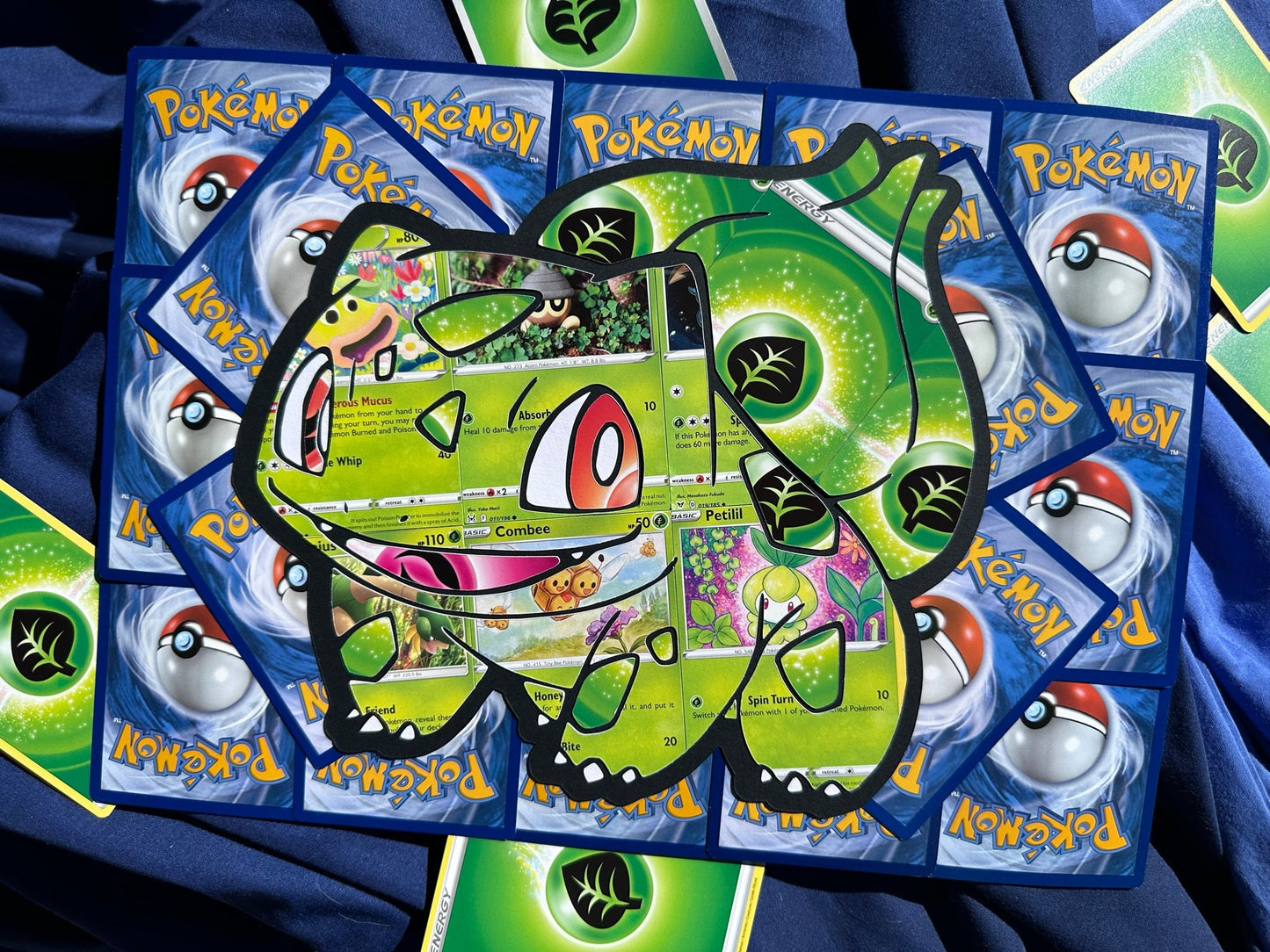 #001 BULBASAUR Pokémon Card Cut Art