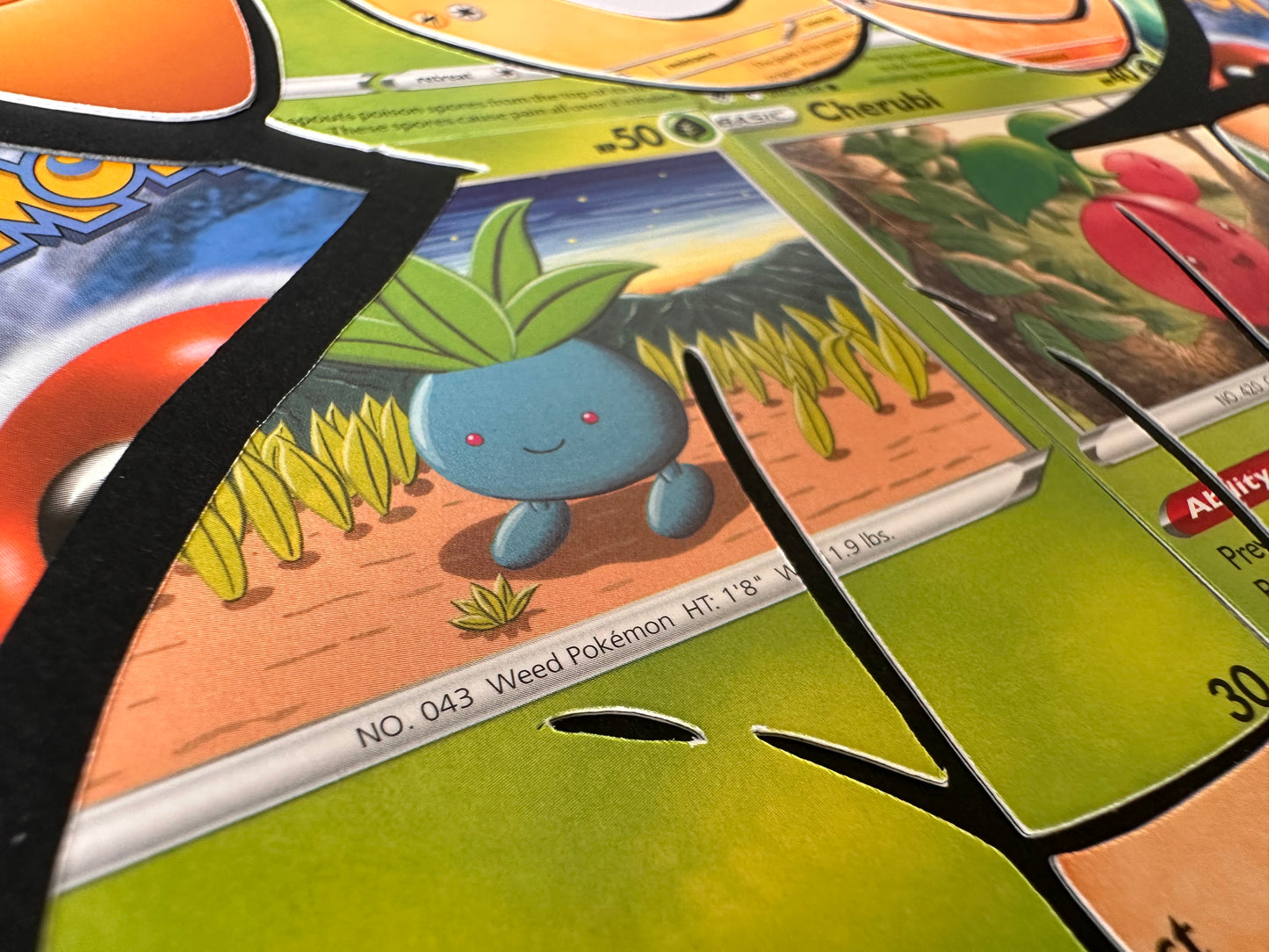 #810 GROOKEY Pokémon Card Cut Art