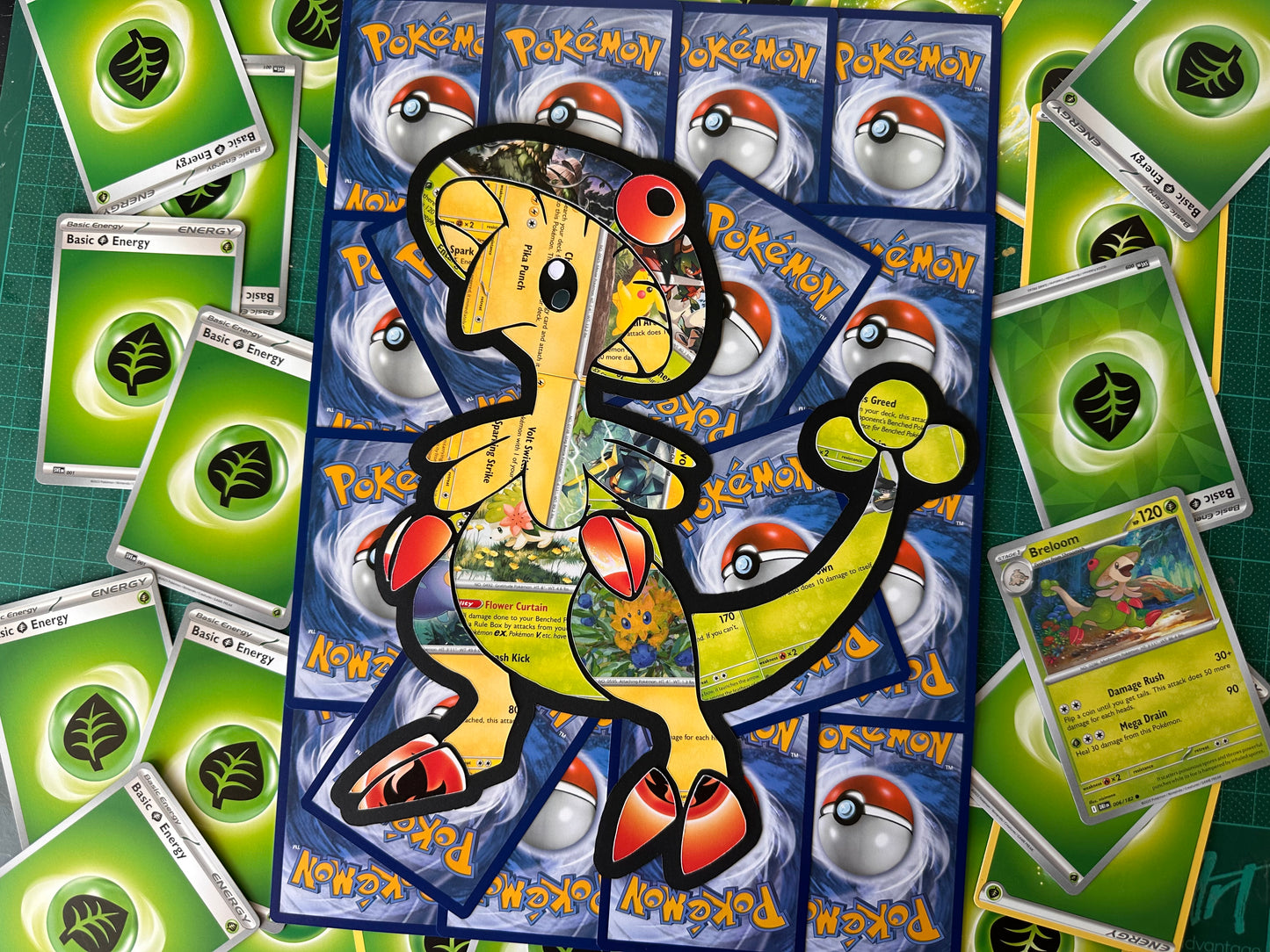#286 BRELOOM Pokémon Card Cut Art