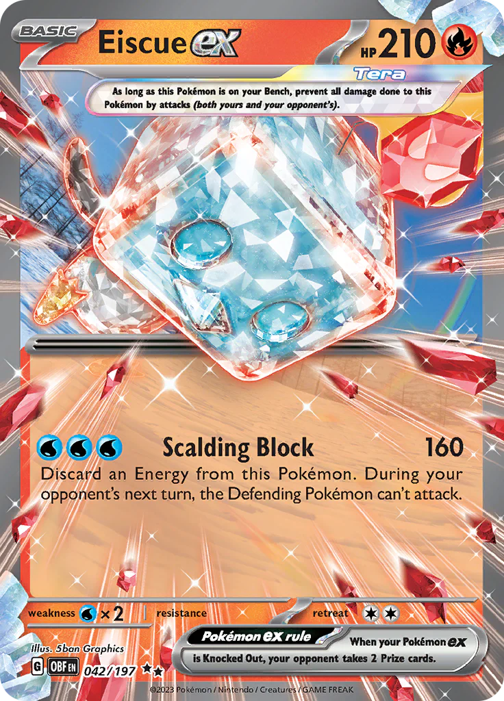 Eiscue ex (042/197) Scarlet & Violet: Obsidian Flames