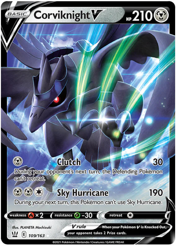 Corviknight V (109/163) Sword & Shield: Battle Styles