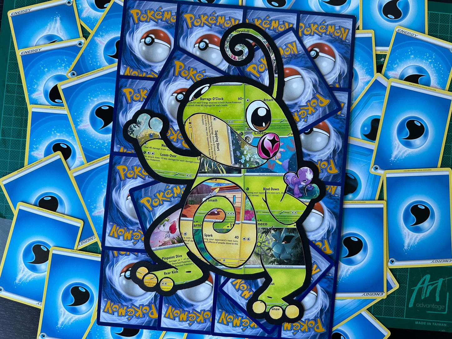 #186 POLITOED Pokémon Card Cut Art