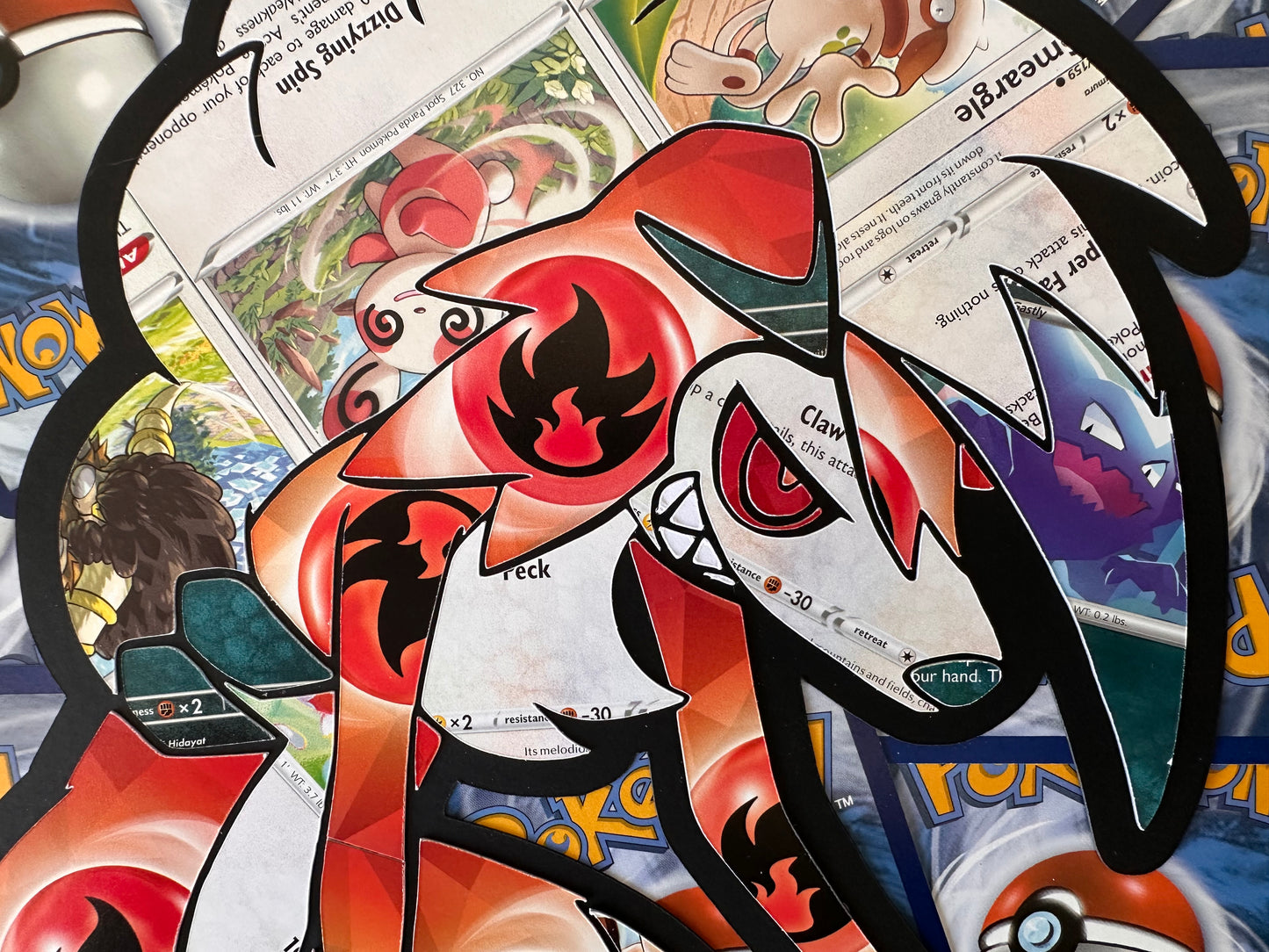 #745 LYCANROC (Midnight) Pokémon Card Cut Art
