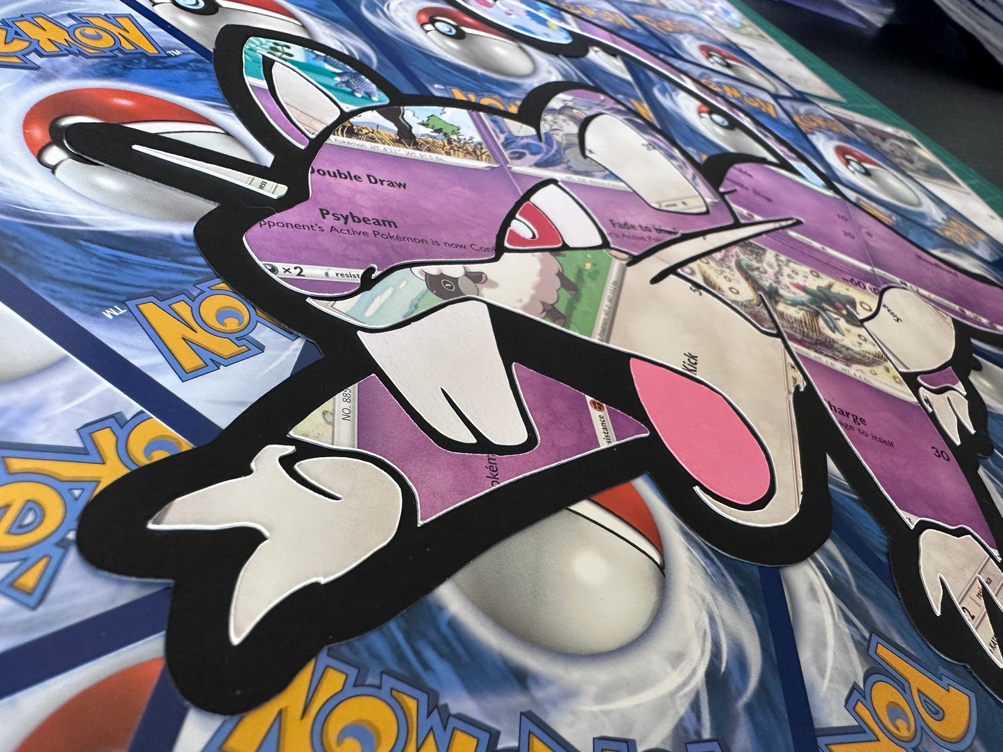 #019 RATTATA Pokémon Card Cut Art