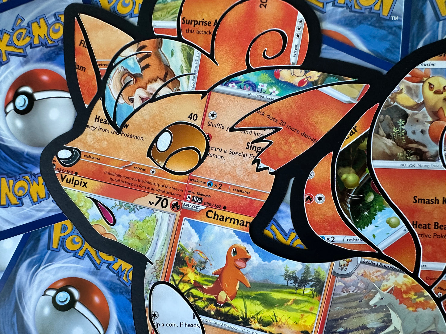 #037 VULPIX Pokémon Card Cut Art