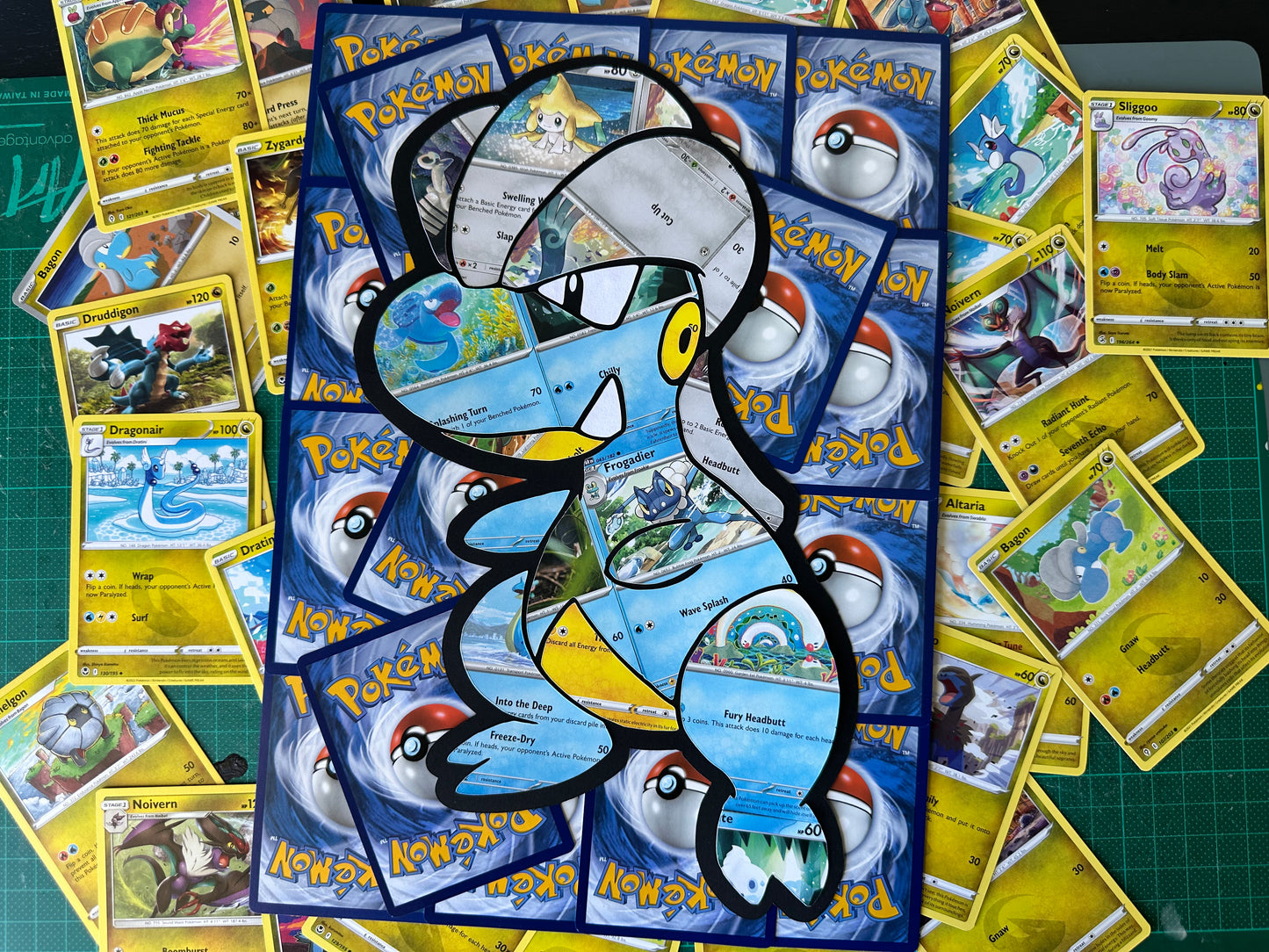 371 BAGON Pokmon Card Cut Art Runic Cards 371 BAGON Pokmon Card Cut Art Runic Cards