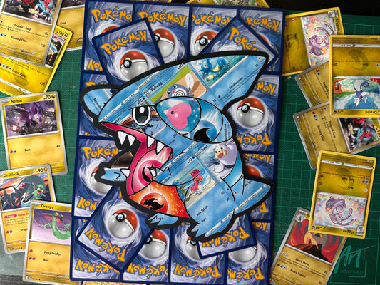 #443 GIBLE Pokémon Card Cut Art