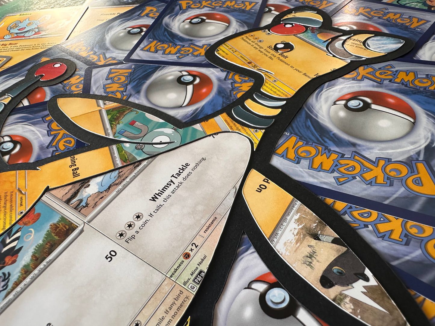 #181 AMPHAROS Pokémon Card Cut Art