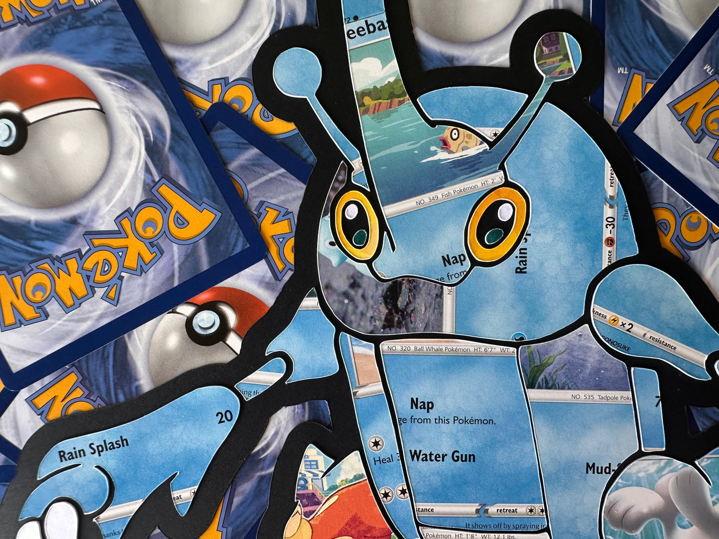 #214 HERACROSS Pokémon Card Cut Art