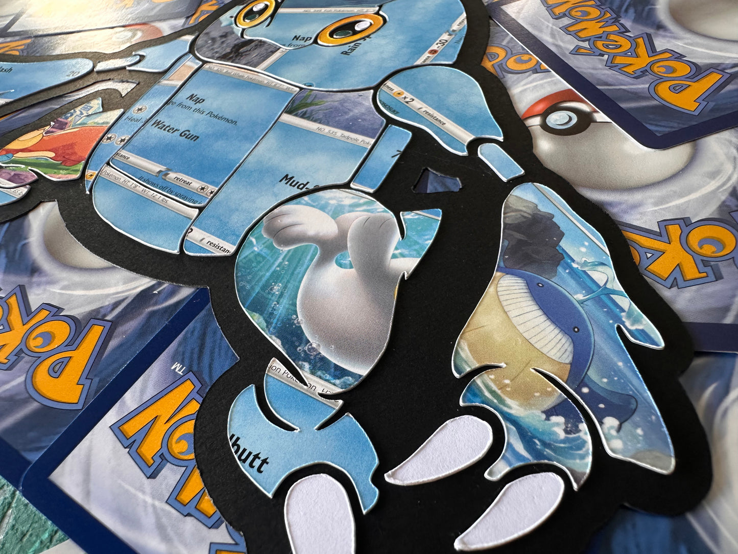 #214 HERACROSS Pokémon Card Cut Art