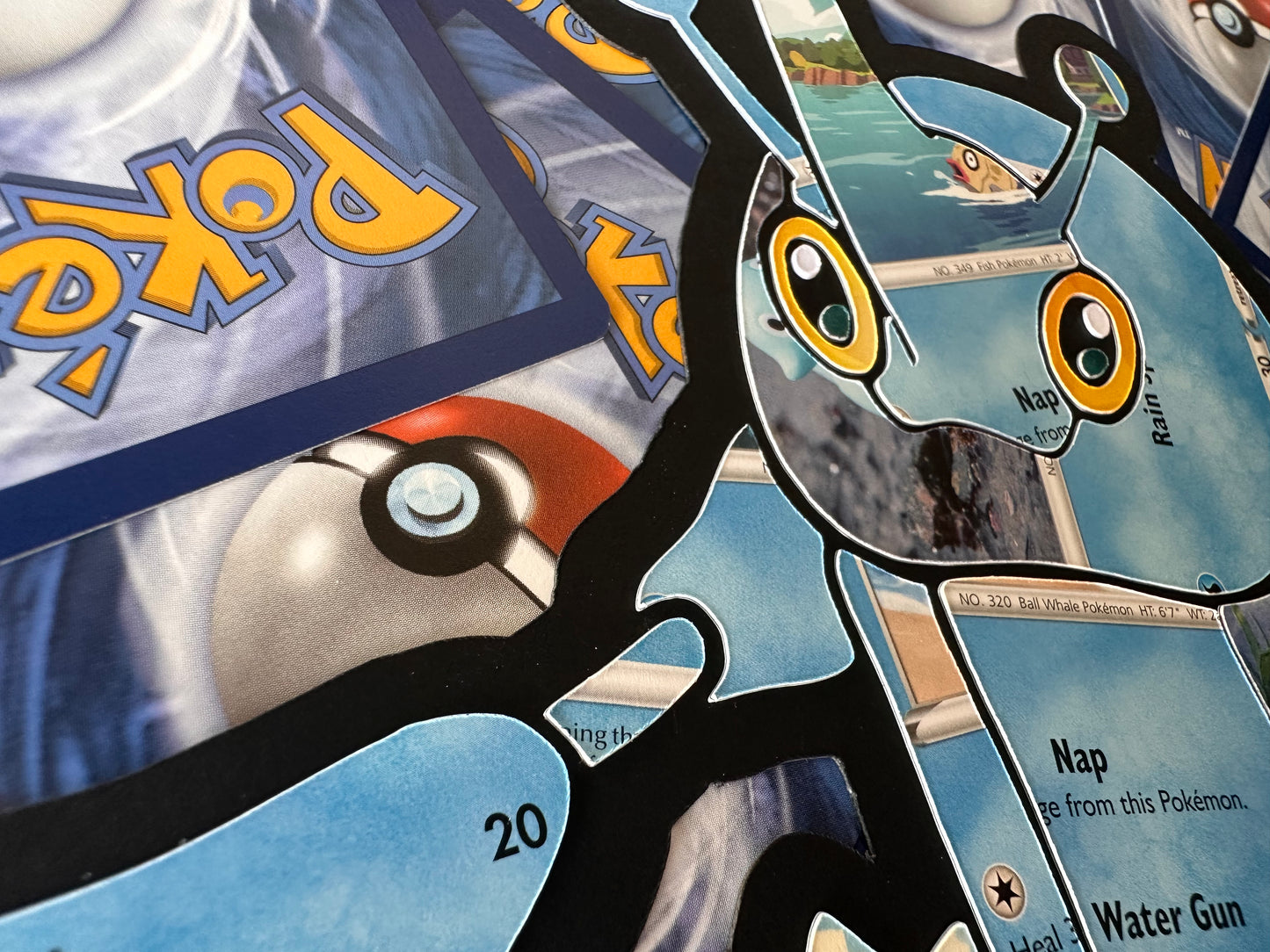 #214 HERACROSS Pokémon Card Cut Art