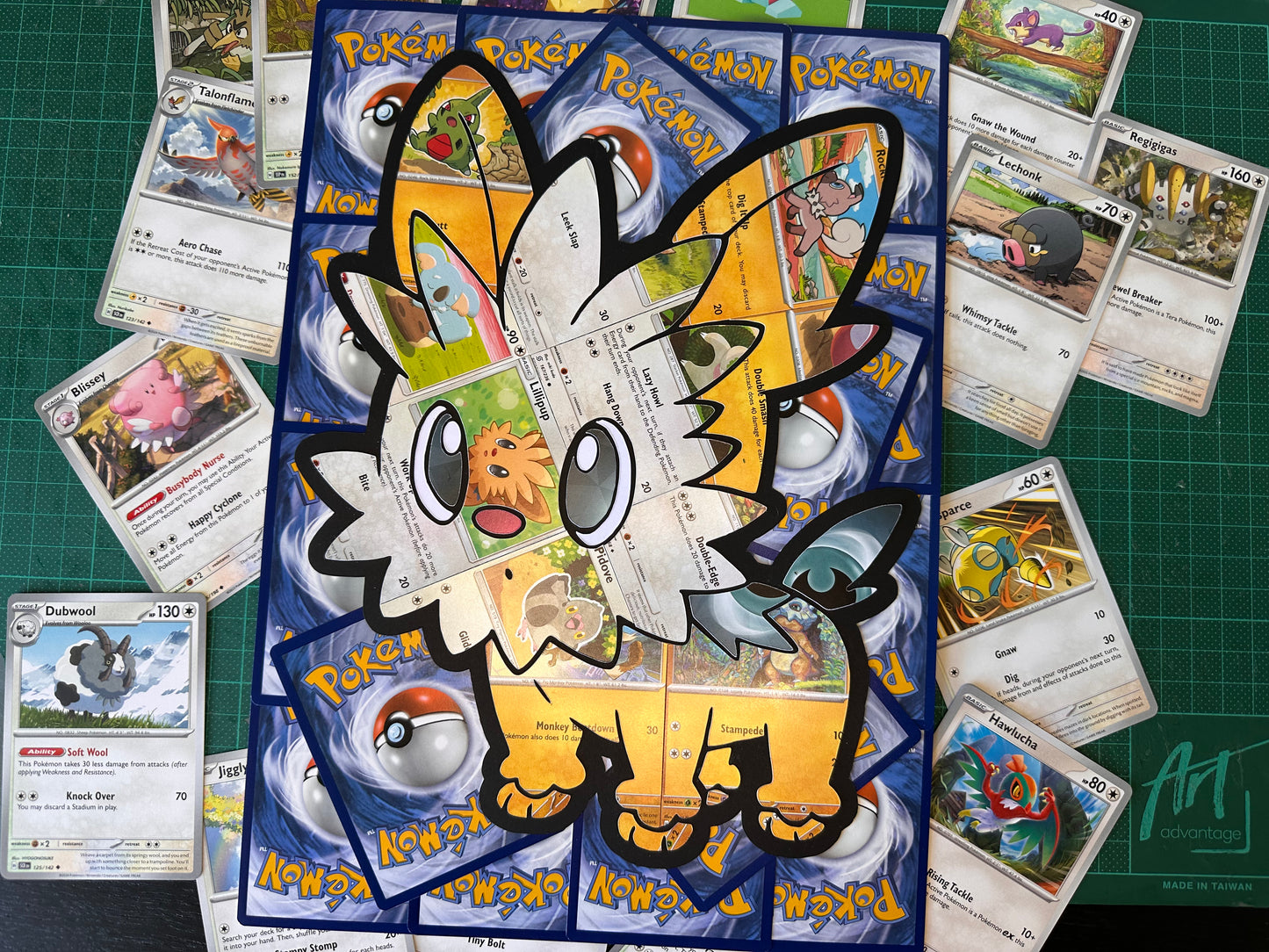 #506 LILLIPUP Pokémon Card Cut Art