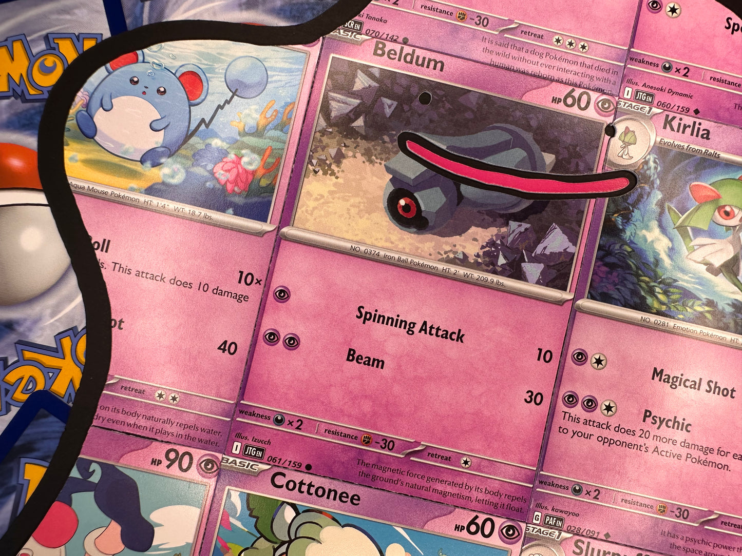 #132 DITTO Pokémon Card Cut Art