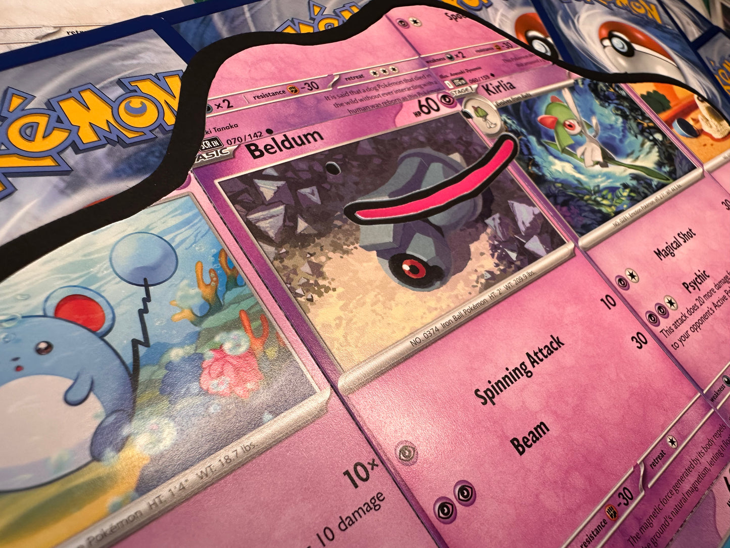 #132 DITTO Pokémon Card Cut Art