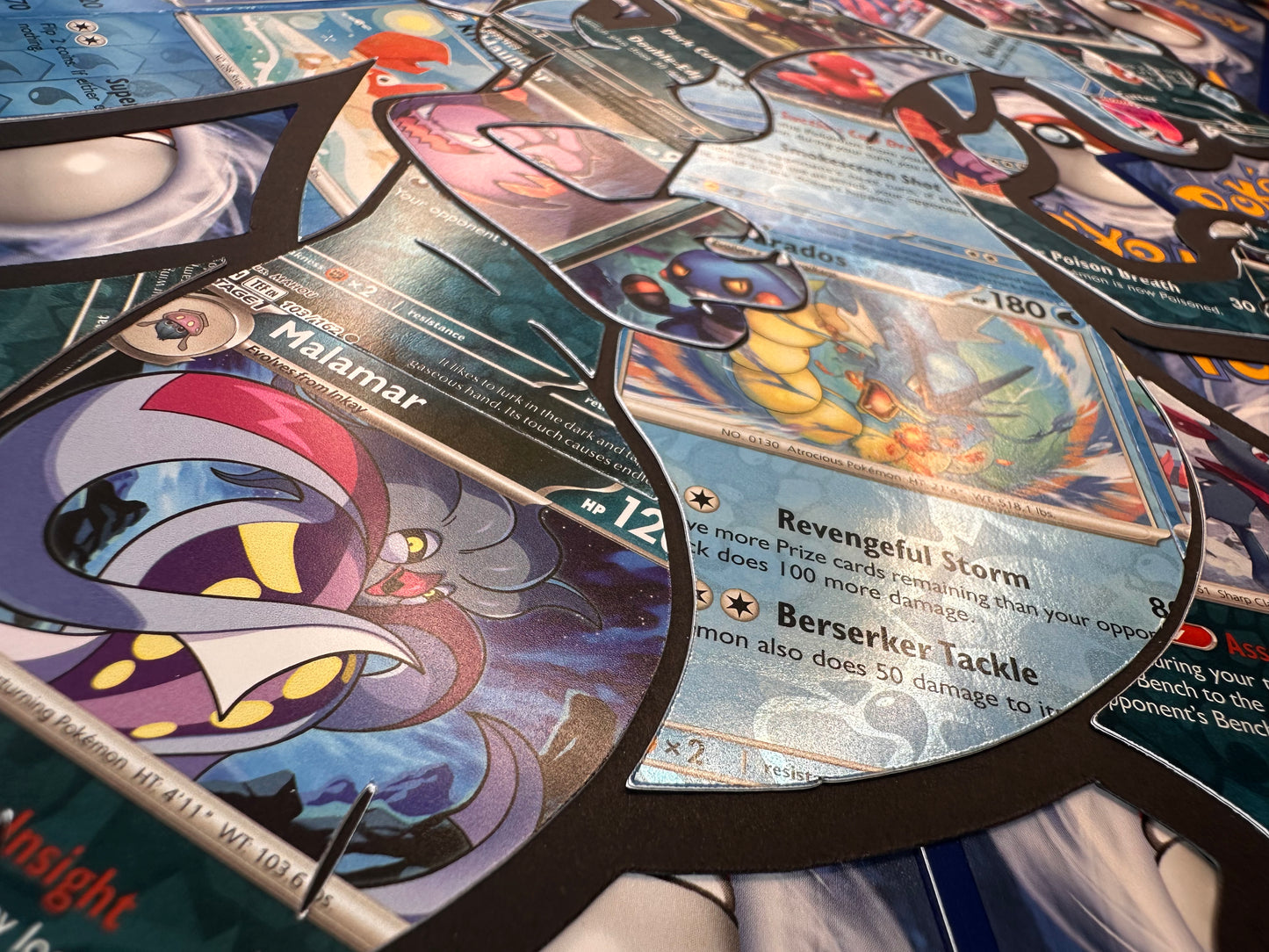 #006 MEGA CHARIZARD X Pokémon Holographic Card Cut Art