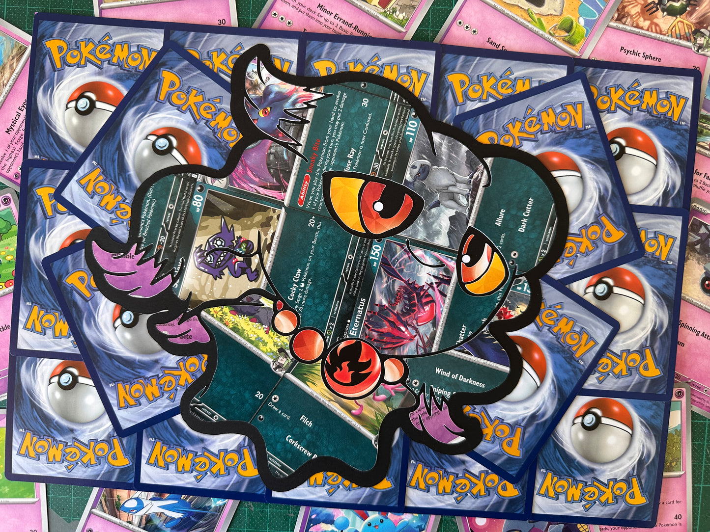 #200 MISDREAVUS Pokémon Card Cut Art