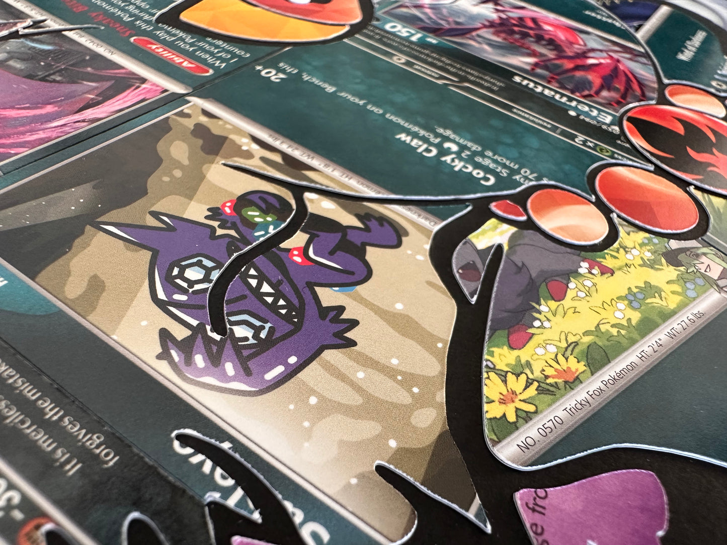 #200 MISDREAVUS Pokémon Card Cut Art