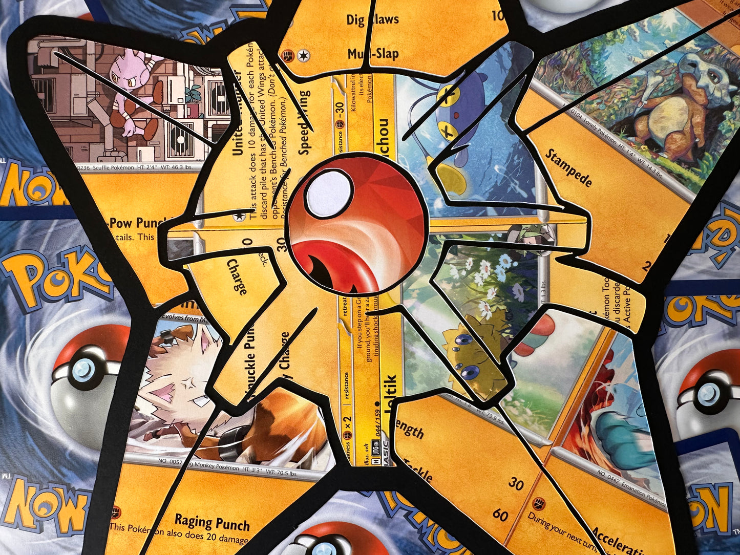 #120 STARYU Pokémon Card Cut Art