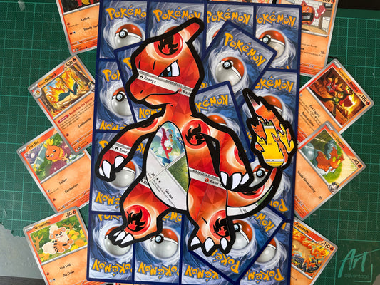 #005 CHARMELEON Pokémon Card Cut Art