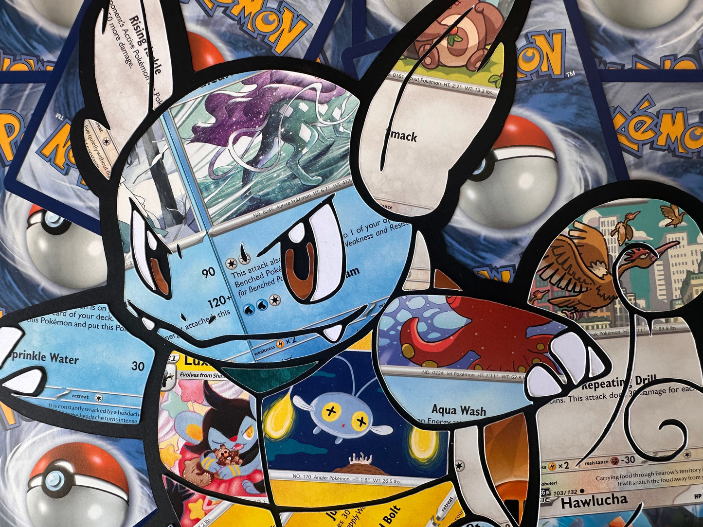 #008 WARTORTLE Pokémon Card Cut Art