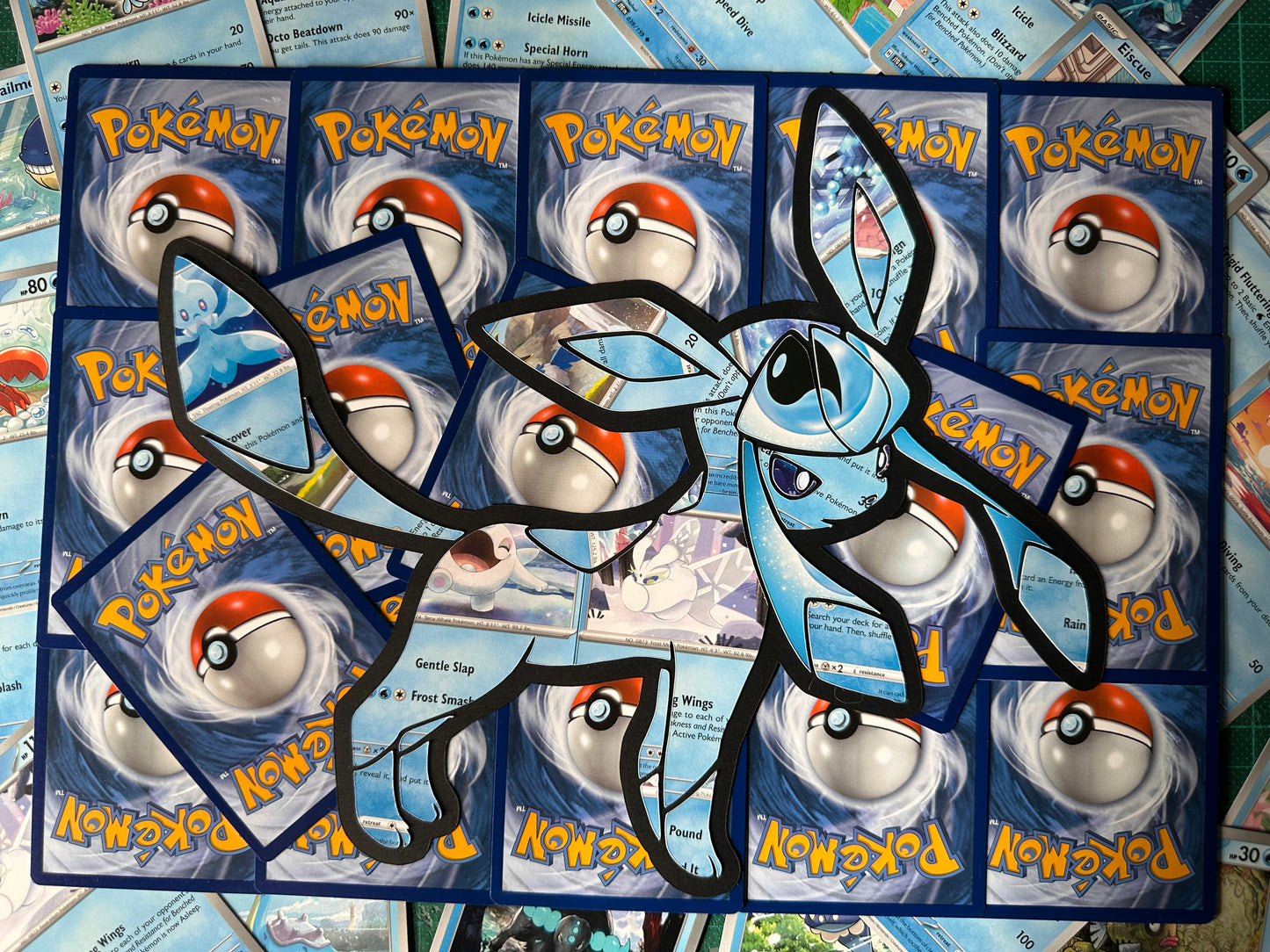 #471 GLACEON Pokémon Card Cut Art