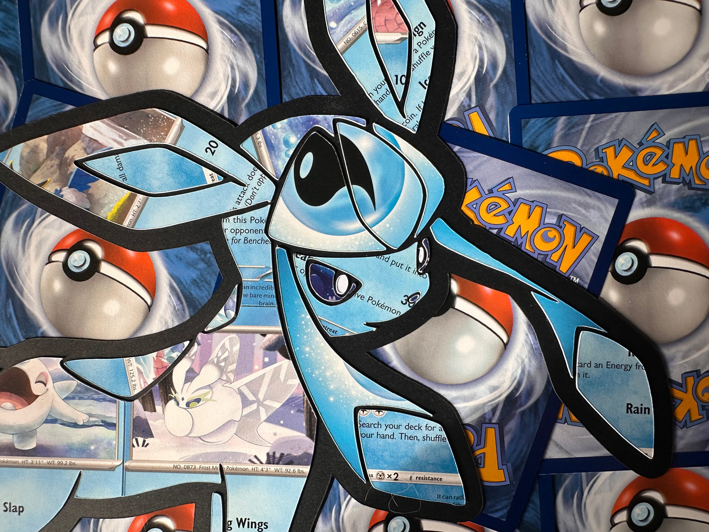 #471 GLACEON Pokémon Card Cut Art
