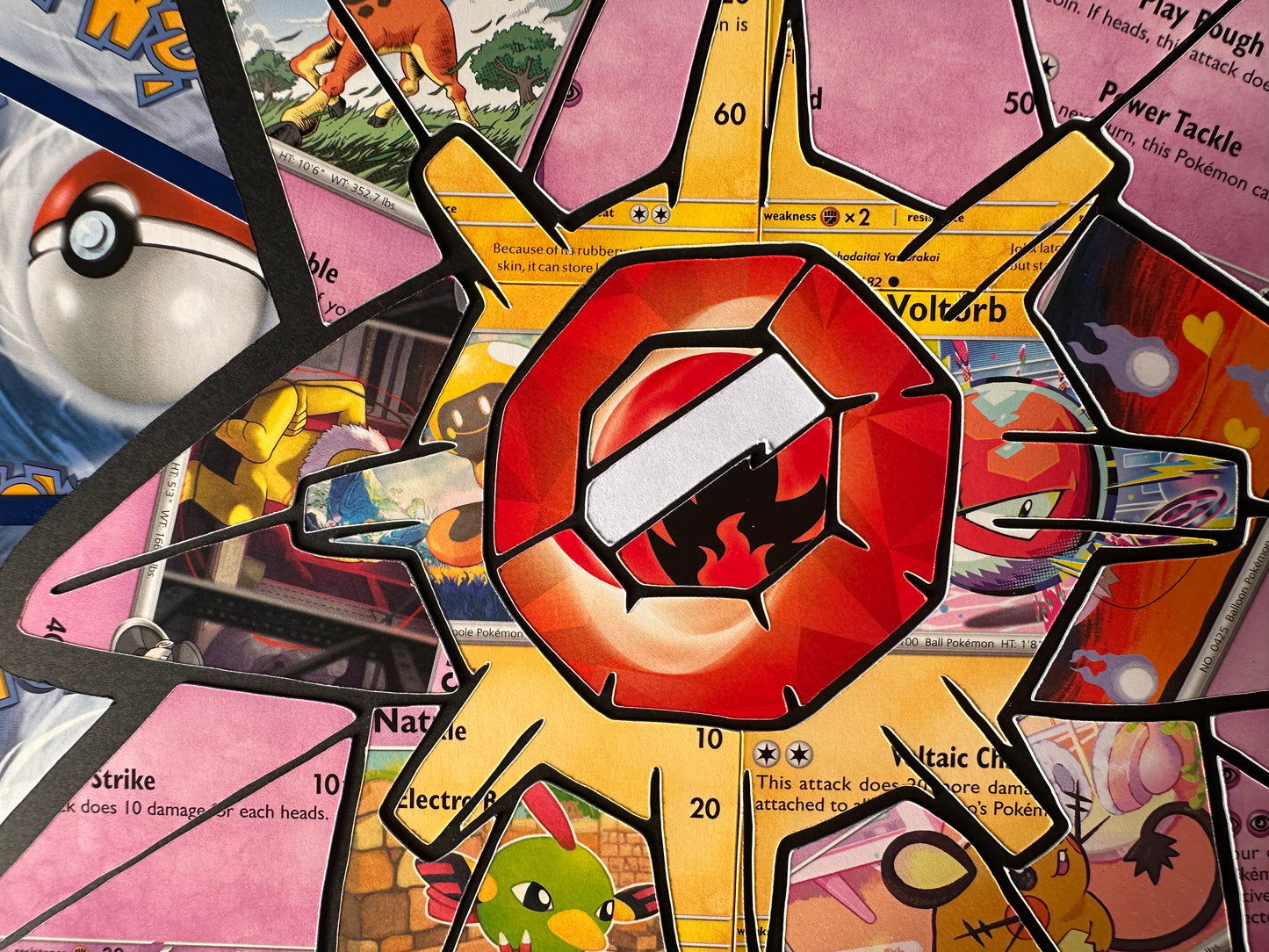 #121 STARMIE Pokémon Card Cut Art
