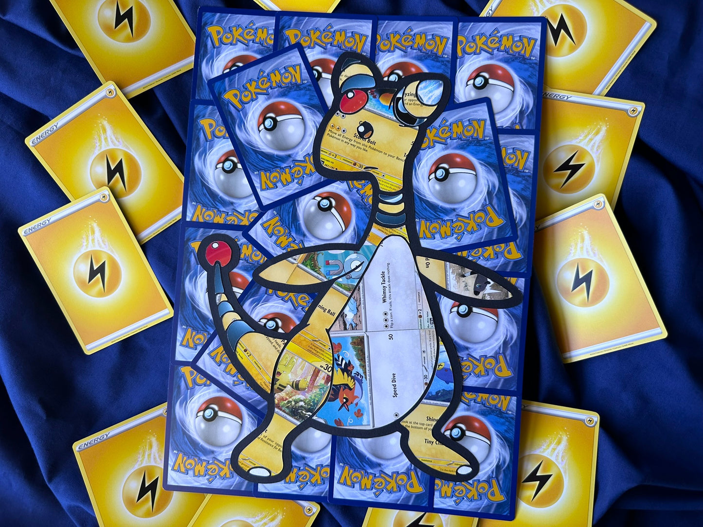 #181 AMPHAROS Pokémon Card Cut Art