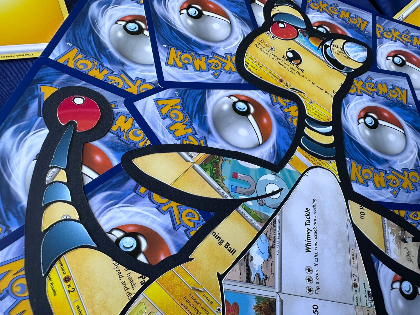 #181 AMPHAROS Pokémon Card Cut Art