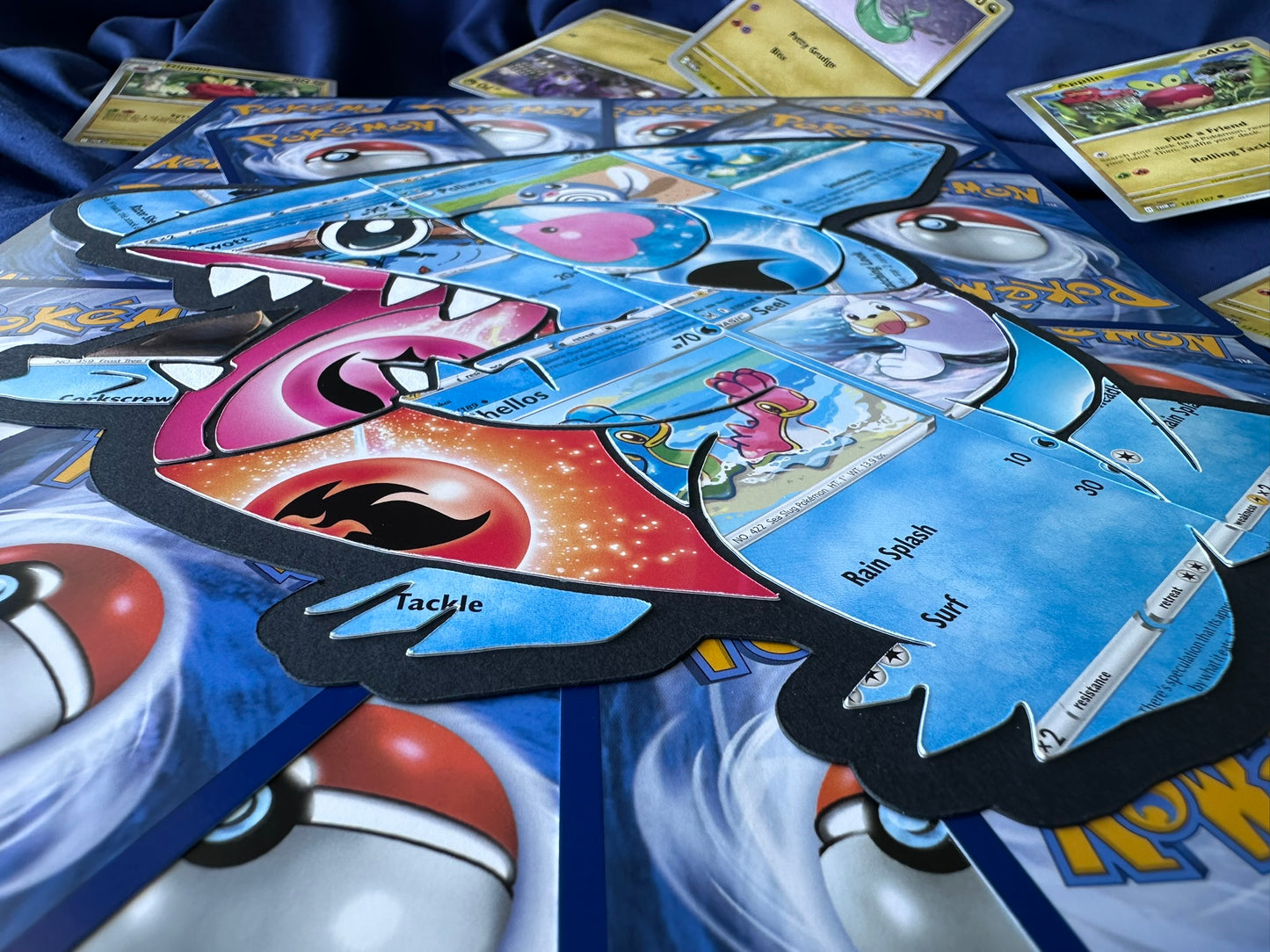 #443 GIBLE Pokémon Card Cut Art