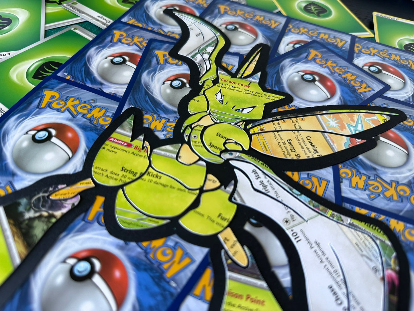 #123 SCYTHER Pokémon Card Cut Art