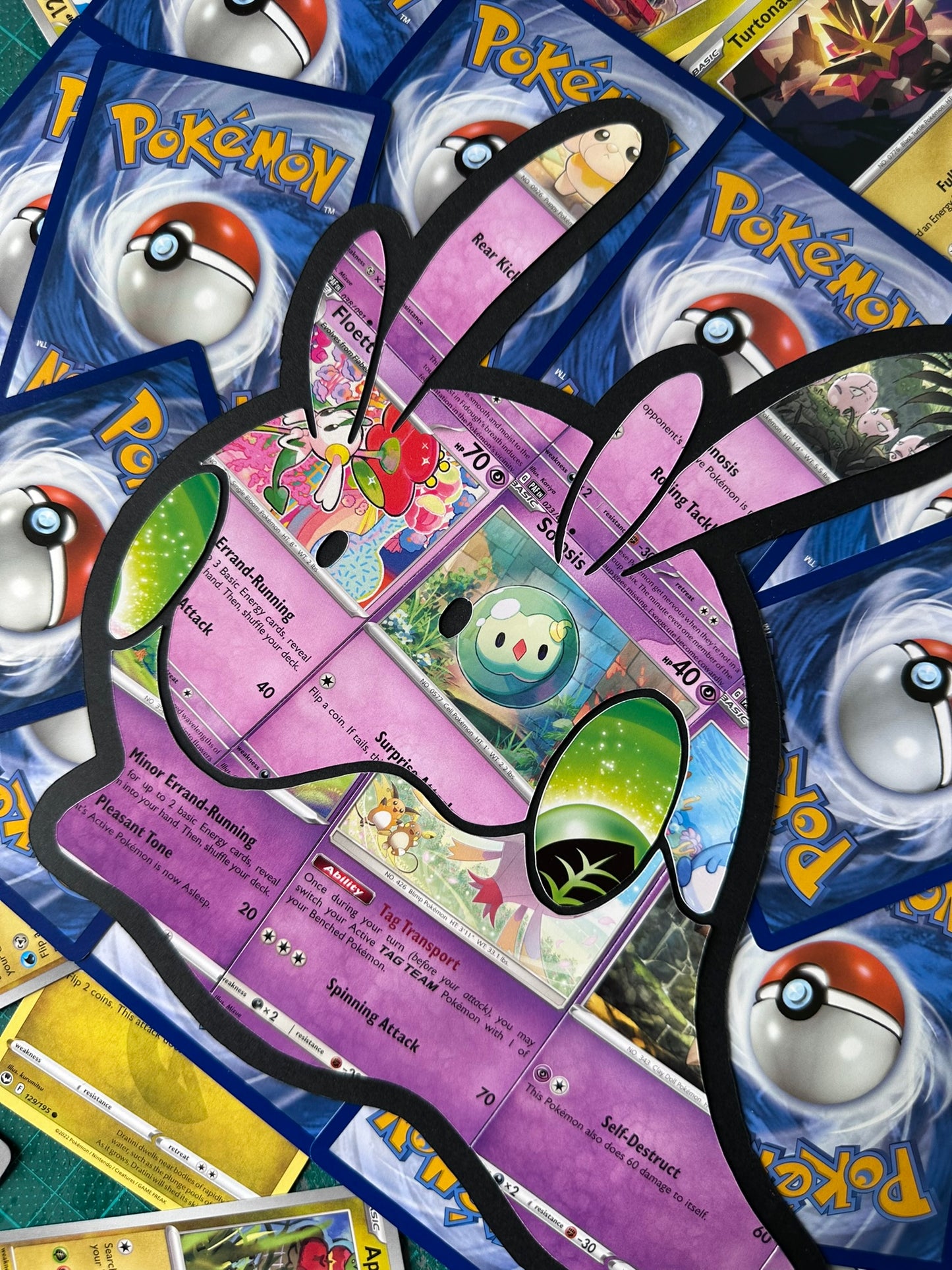 #704 GOOMY Pokémon Card Cut Art