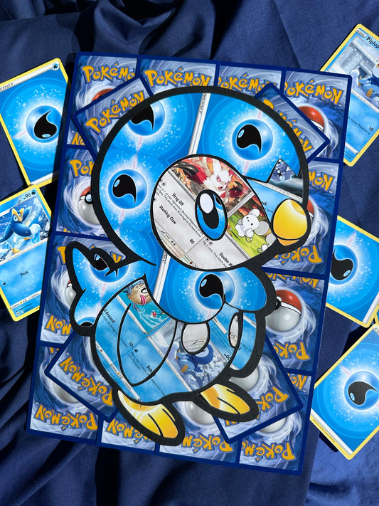 #393 PIPLUP Pokémon Card Cut Art