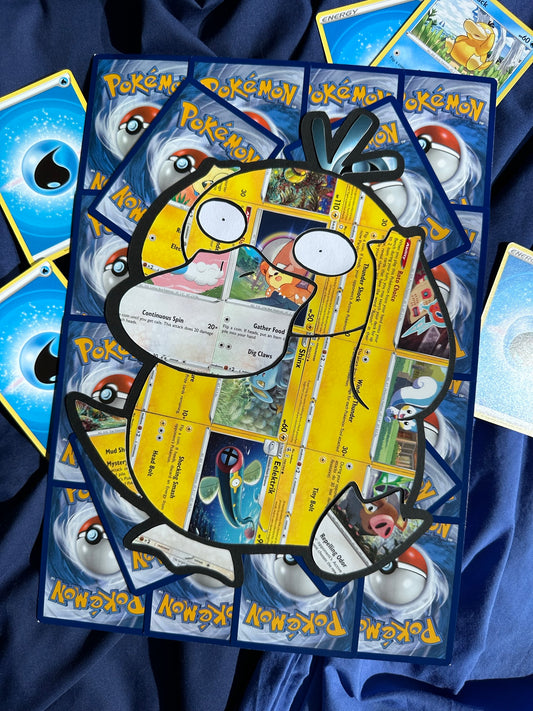 #054 PSYDUCK Pokémon Card Cut Art