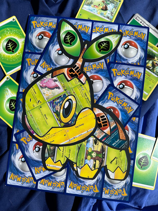 #387 TURTWIG Pokémon Card Cut Art