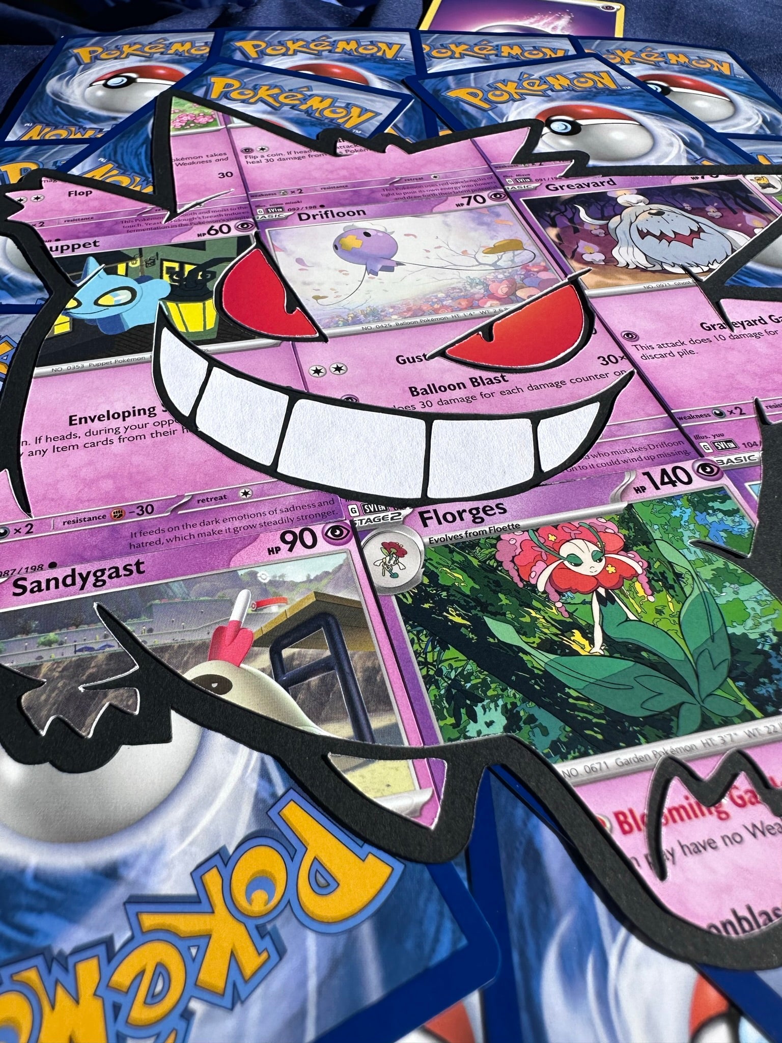 gengar pokemon card art 094 GENGAR Pokémon Card Cut Art – Runic Cards