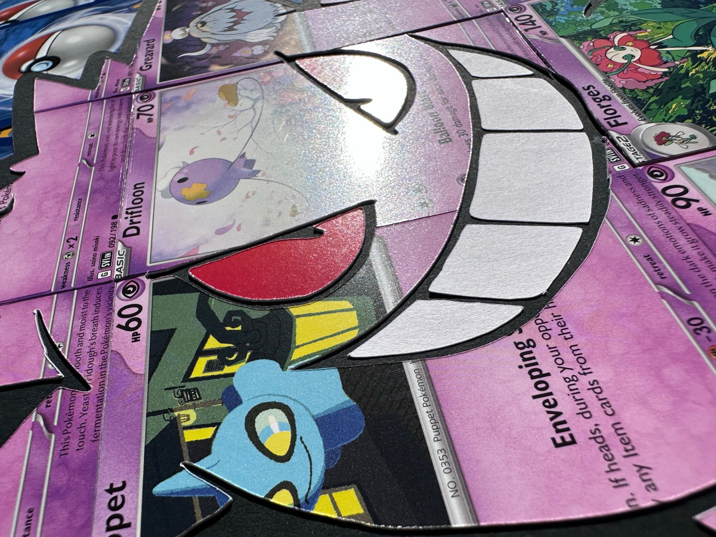 #094 GENGAR Pokémon Card Cut Art