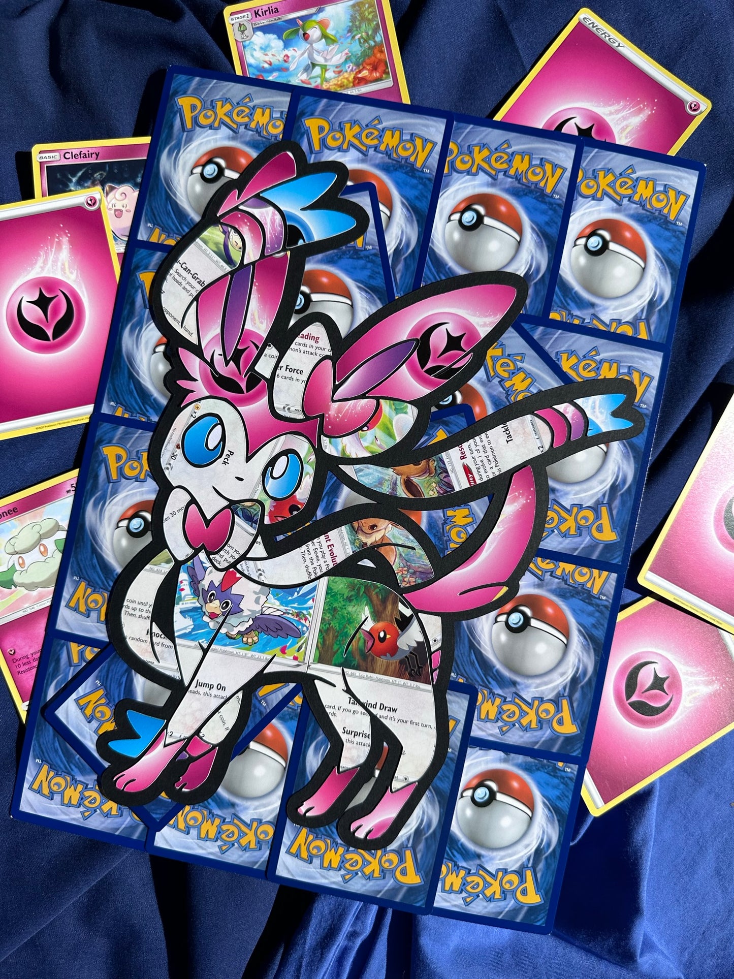 #700 SYLVEON Pokémon Card Cut Art