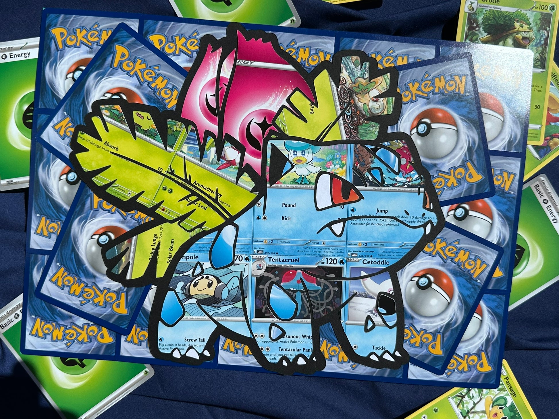 002 IVYSAUR Pokmon Card Cut Art Runic Cards 002 IVYSAUR Pokmon Card Cut Art Runic Cards