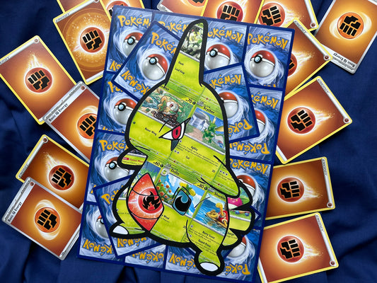 #246 LARVITAR Pokémon Card Cut Art