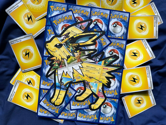 #135 JOLTEON Pokémon Card Cut Art