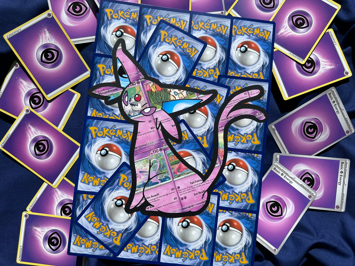 #196 ESPEON Pokémon Card Cut Art